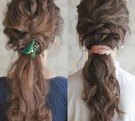 长卷发发型扎法,有哪些既可以披发又可以扎起来的发型值得推荐女生图