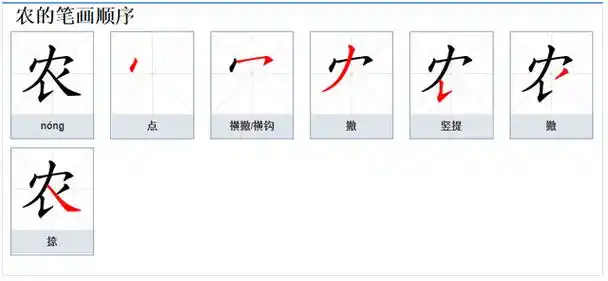 部首是(冖),笔顺读写:点,横撇/横钩,撇,竖提,撇,捺,共6画.
