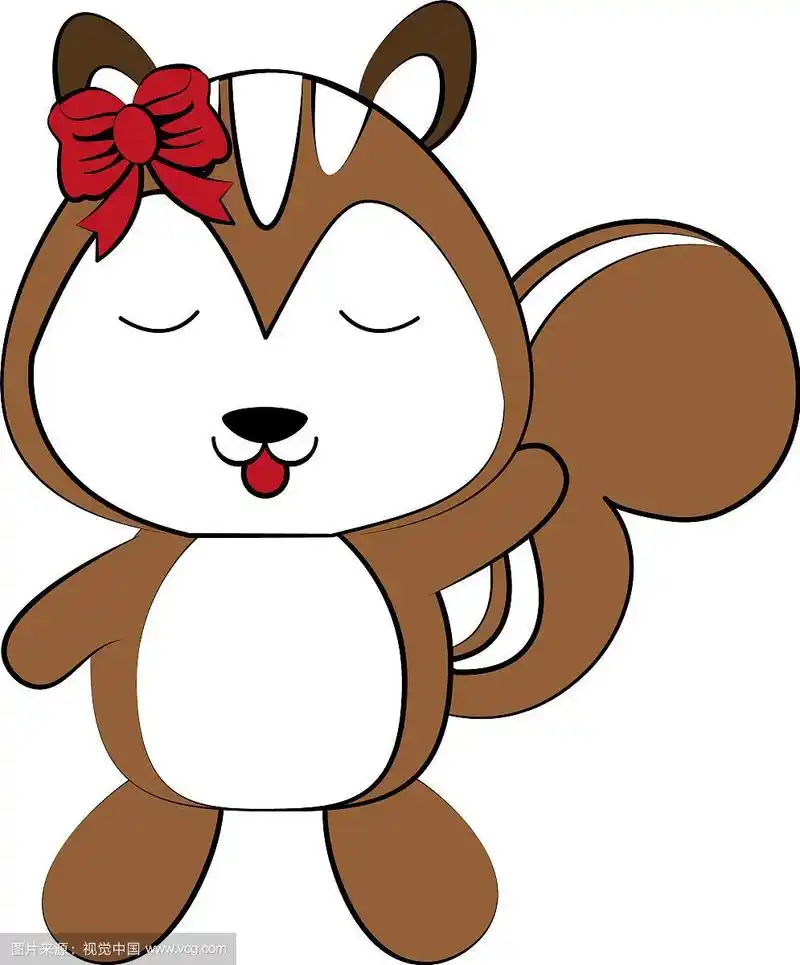 可爱的动物卡通图标形象