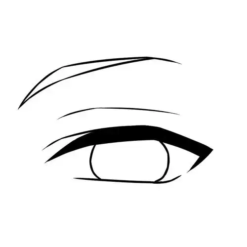 用sai画一个二次元动漫眼睛