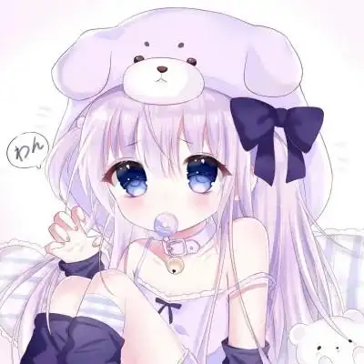 头像卡通女呆萌可爱少女心111张_女生动漫头像_头像屋