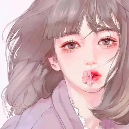 绝美手绘女生头像 | 人生本来就孤独_微信_事事_漂亮