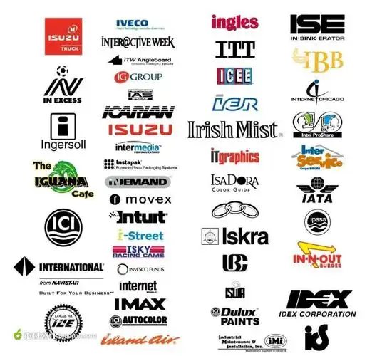 英文字母logo设计