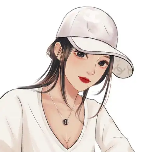 手绘头像,女头,动漫女生 ,戴帽子小姐姐