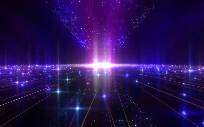 舞台背景 ▏a21 4k超高清画质炫酷三维宇宙星空银河系太空紫色粒子