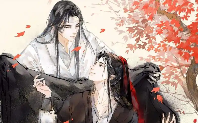 魔道祖师蓝湛和魏婴,高清图片,壁纸,动漫-桌面城市