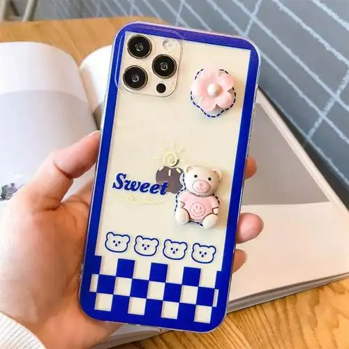 手机壳小熊原创diy