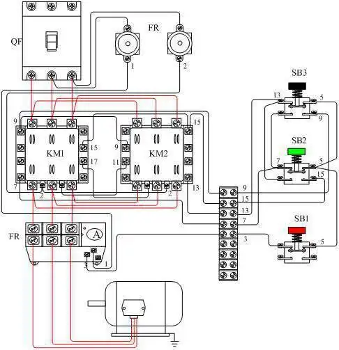 单速电风扇电动机布接线图