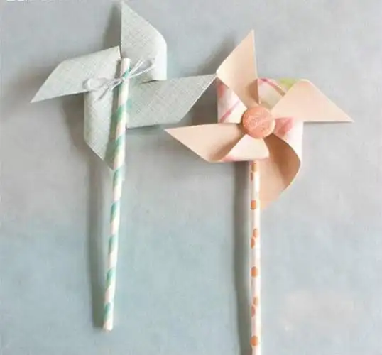 简单的小风车手工diy教程 - 制作系手工网