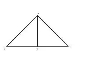 如图: 图中这个等腰直角三角形的顶角为90度,两个底角各位45度.