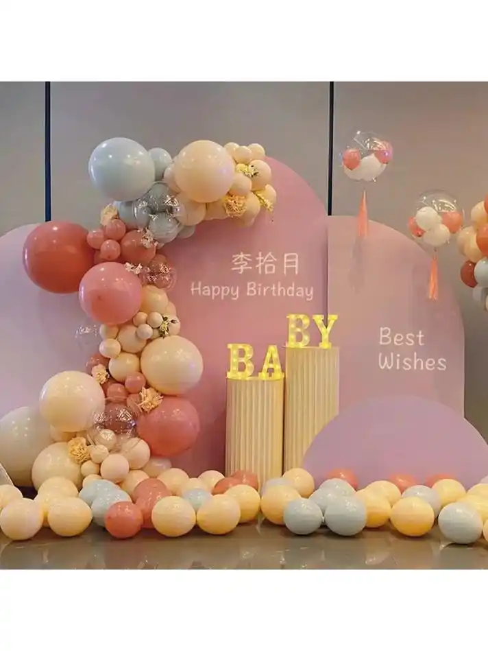 宝宝生日派对必备!气球,背景墙,kt板一应俱全,装饰场景更有 - 抖音