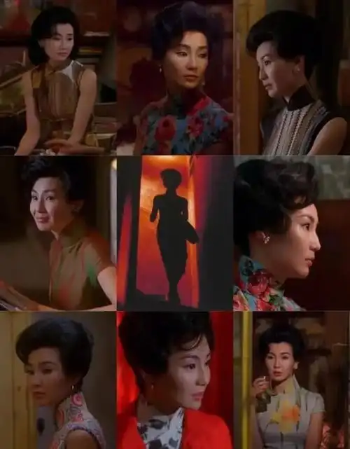 三是陈数在电视剧《倾城之恋》中的旗袍模样,优雅知性.四是