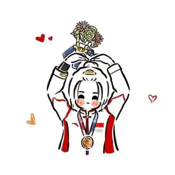 助力奥运钥匙扣-杨倩比心