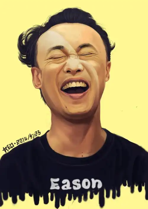 陈奕迅|插画|创作习作|洪狰狞__原创作品-站酷zcool