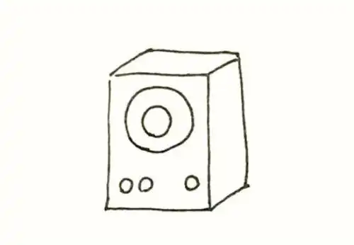 立体音响简笔画怎么画 又简单又漂亮音响简笔画步骤