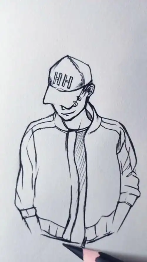 手绘小哥哥教程