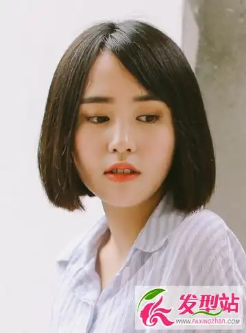 袁姗姗短发直发发型 女生短发烫直发型图片大全(2)_发型站_最新流行