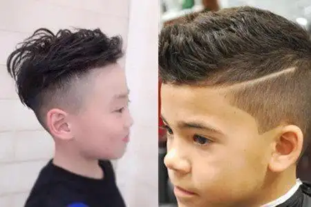 男童短发发型铲两边款式很多 你尝试过几种