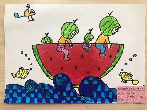 育红幼儿园—教师绘画技能考核评比活动 - 美篇