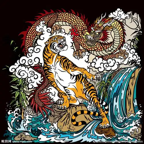 龙虎相争图片
