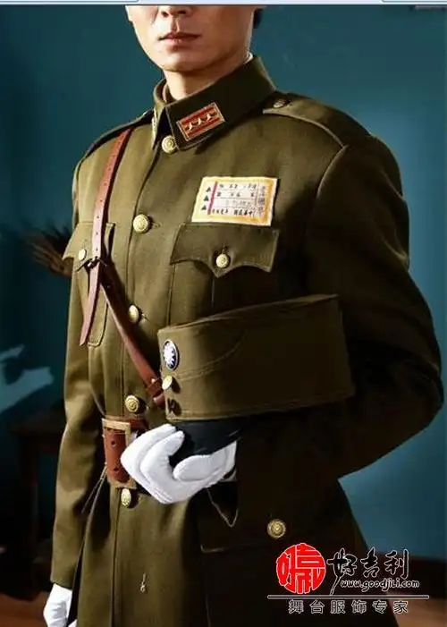 演出民国军装军官官服美式国民党男女特务演出服民族服装