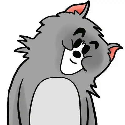 猫歪脖子头像卡通头像 卡通头像图片大全 -【爱个性】