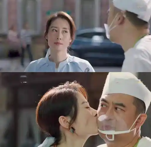 刘敏涛和张嘉译《对你的爱很美》刘敏涛的放松姿态延续到线下,生活中