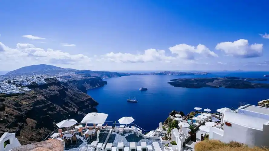 爱琴海浪漫迷人的自然风景高清图片桌面壁纸