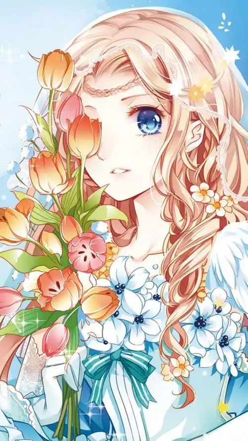 甜美可爱的美少女动漫图片