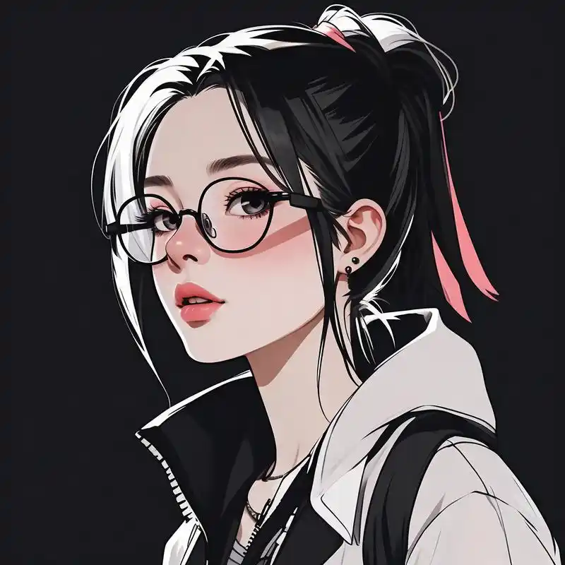 戴眼镜的卡通头像来啦93 谁能拒绝戴眼镜的卡通头像呢,各种风格应有