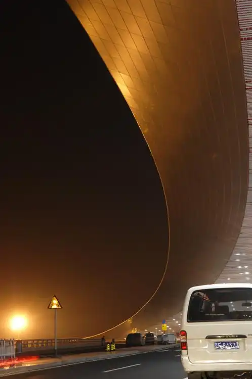 首都机场t3航站楼夜景