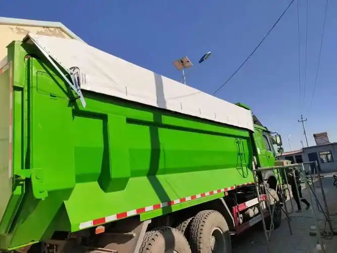 10自卸车渣土车自动篷布加盖01:00皮卡加装帆布后雨棚货厢盖后盖尾箱