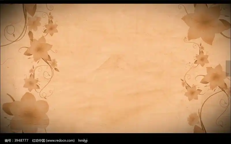 怀旧藤蔓复古视频背景