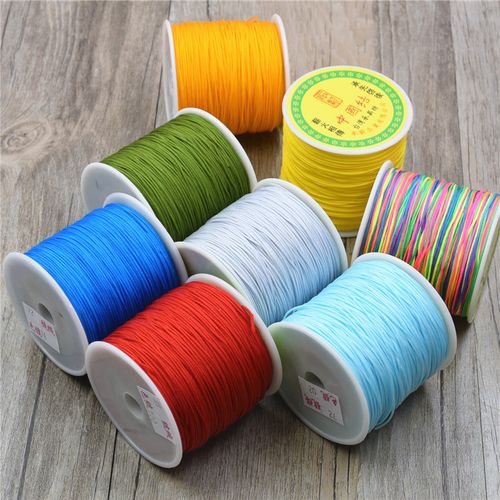 编织diy手工72号玉线手链项链红绳线编手材料线