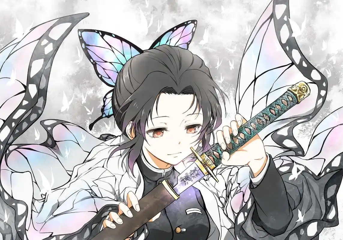 鬼灭之刃:虫柱蝴蝶忍插画欣赏