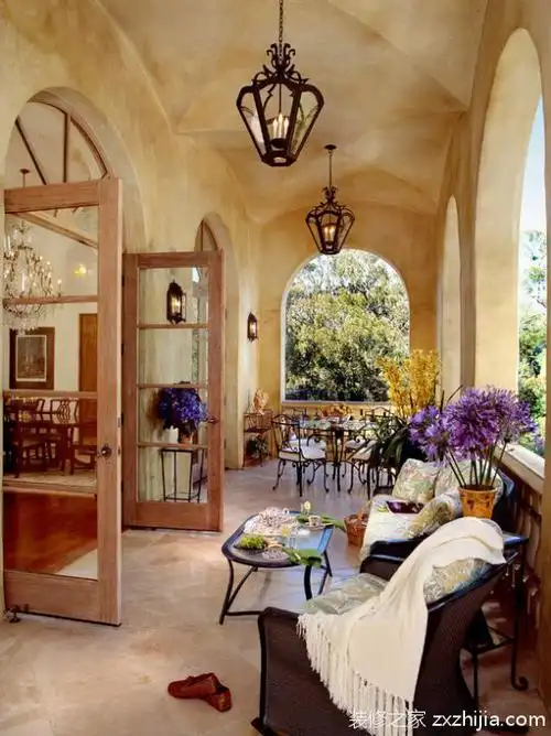 复古宫廷风浪漫混搭阳台赏析