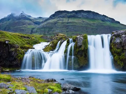 瀑布,山水一重重,往事一幕幕,山水,山,河流,风景瀑布壁纸图片