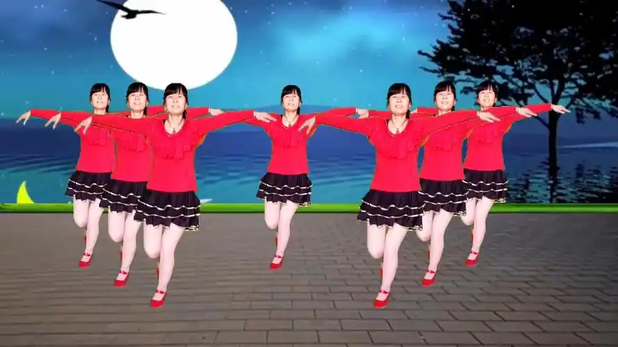 广场舞荷塘月色旋律优美动听简单又好看附分解