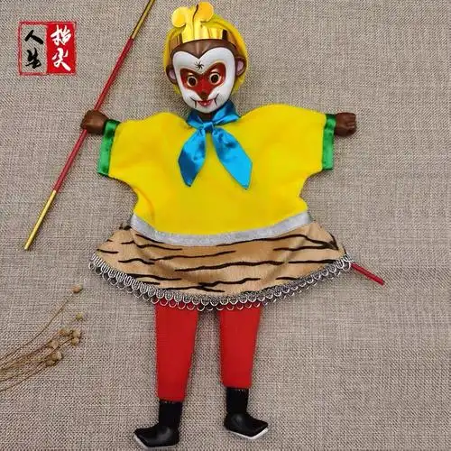 布袋戏手孙悟空齐天大圣幼儿园道具表演木偶玩具福建木偶