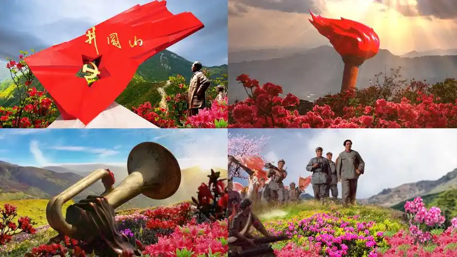 映山红_视频素材包下载(编号:6092263)_舞台背景_光厂(vj师网) www.