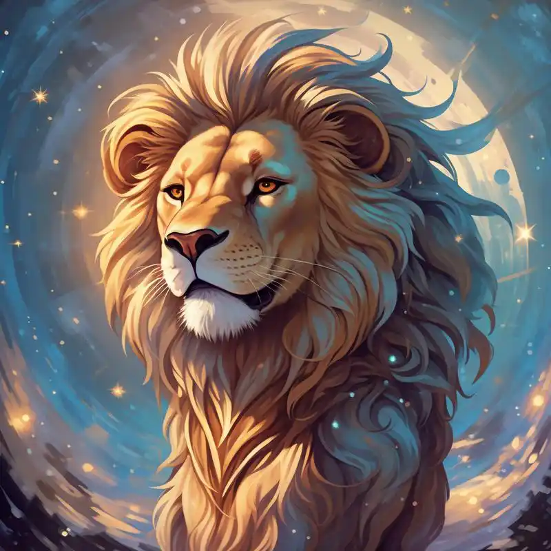 狮子座专属头像03快来领取～ 狮子座是十二星座中最具有王者气质的