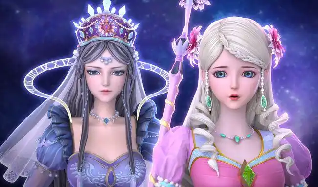 叶罗丽4个女人玩互殴时灵姐妹甘拜下风辛曼姐妹真心牛