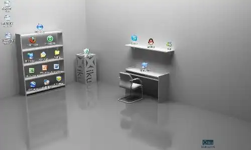 就是把我的电脑图标 和图片的图标重合