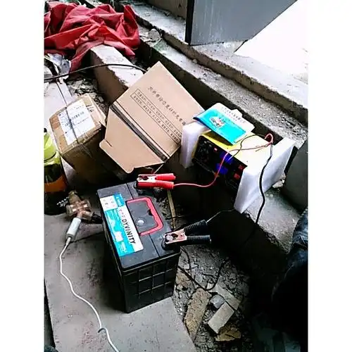 车蜜蜂新款双屏显示锂电池电瓶充电器12v24v标准汽车电瓶充电器12v冲