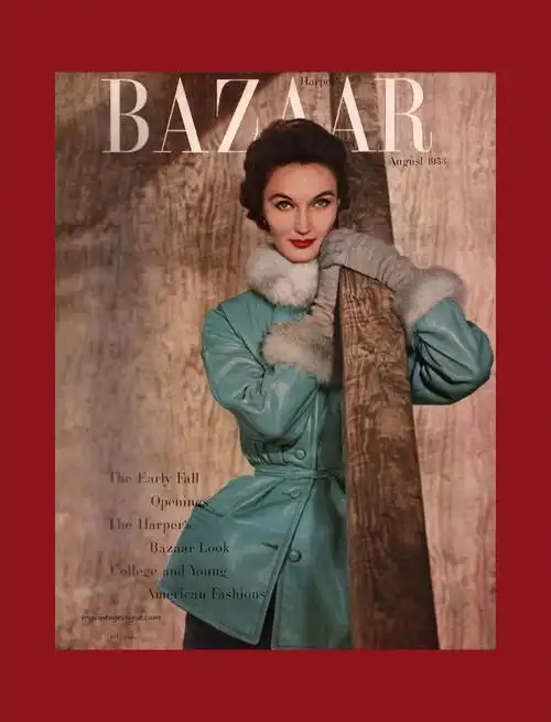 上世纪50年代vogue时尚芭莎杂志封面