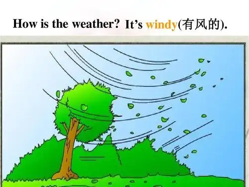 its windy(有风的).
