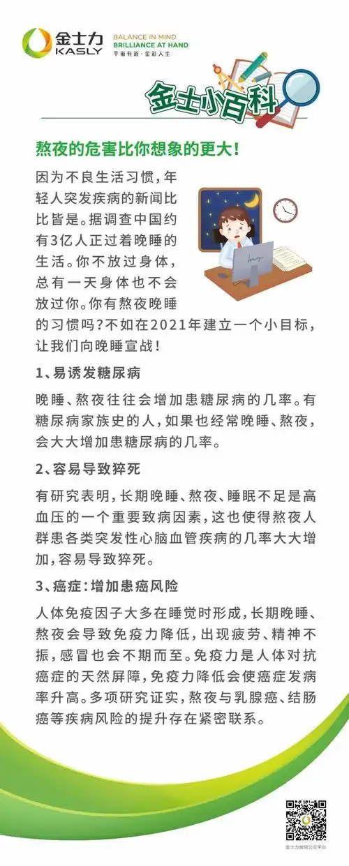 小百科熬夜的危害比你想象的更大