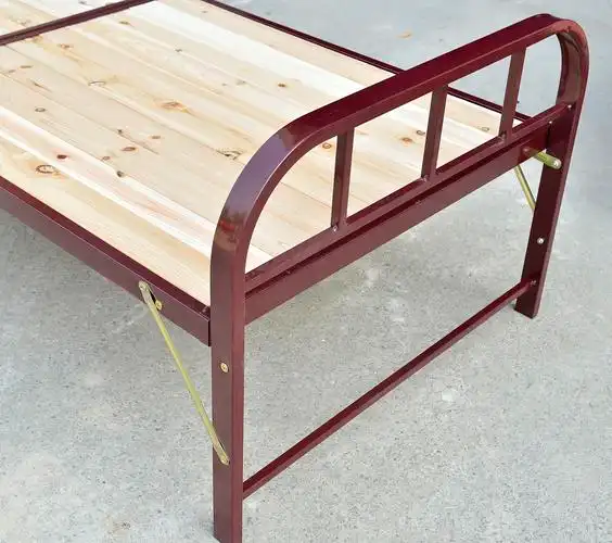 折叠新款钢架折床单人床家用午休经济型12米出租房折叠床