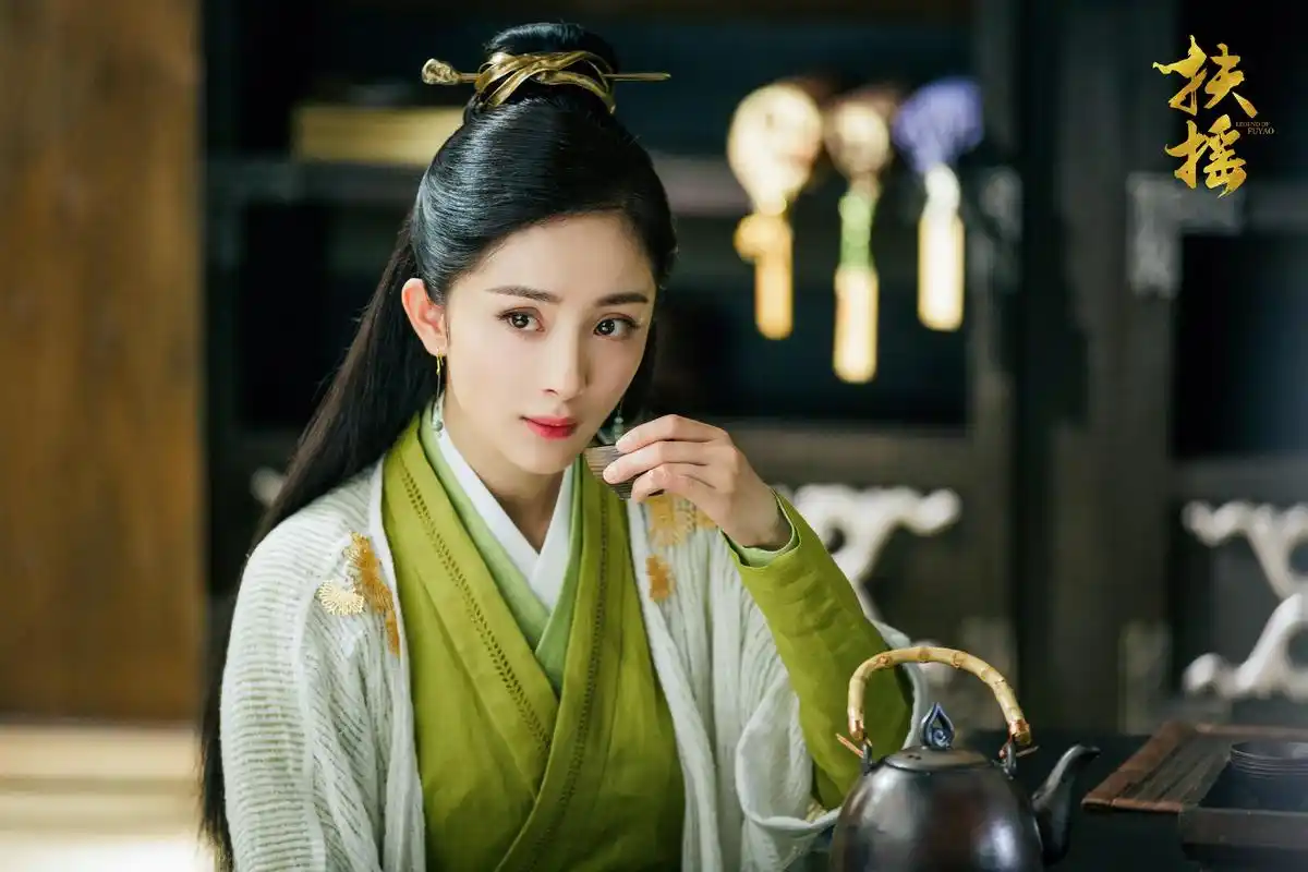 杨幂扶摇 . 仙女摇造型一览杨幂 . 羡彼之良质兮,冰清玉润.