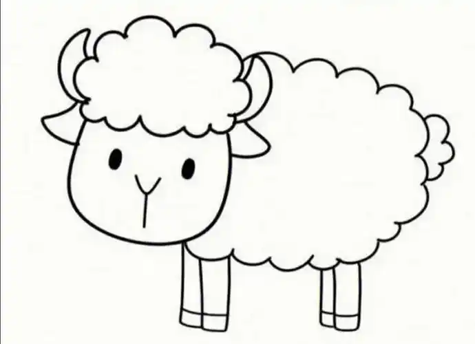 幼儿园小班动物涂色简笔画